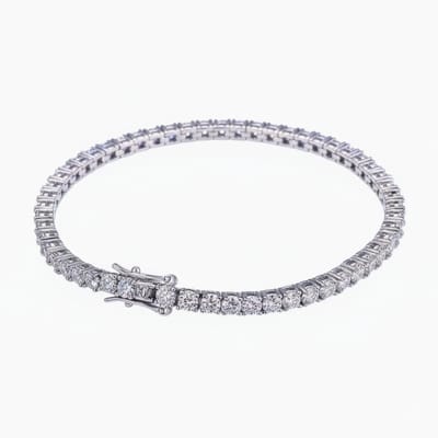 Strength Tennis Bracelet Silver Edition