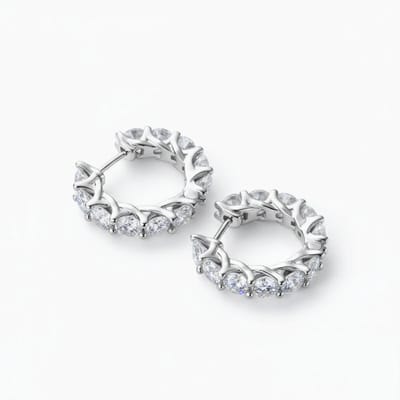 The Calira Hoop Earrings - view 2